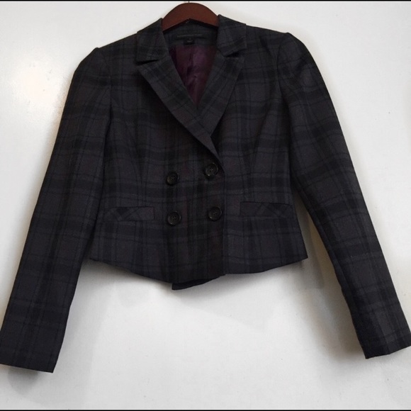 Check Print BLAZER by EXPRESS. - Picture 2 of 4